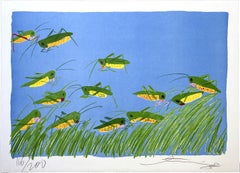 Saltamontes 1981 Litografía sobre papel de archivo Arches