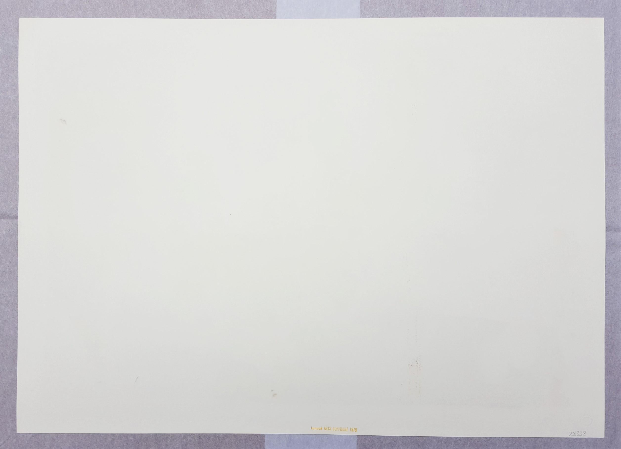 Lady with Flowers /// Pop Art Walasse Ting Colorful Girl Abstract Lithograph Art For Sale 14