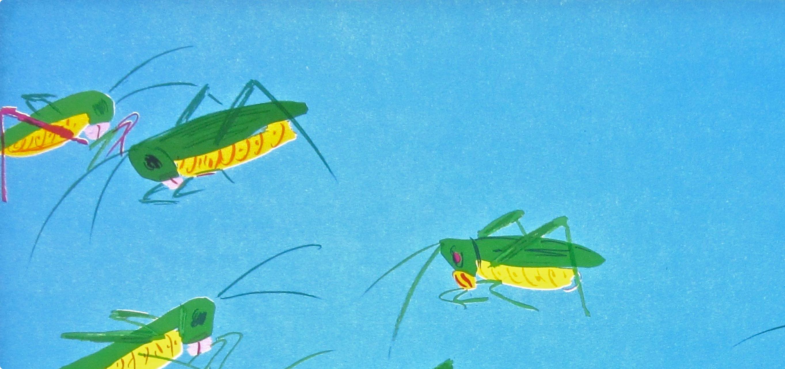 Lucky Grasshoppers, Walasse Ting 丁雄泉 For Sale 3