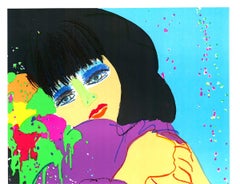 Original nude exhibition poster "Ting" for Galerie Adrien Maeght, linen backed