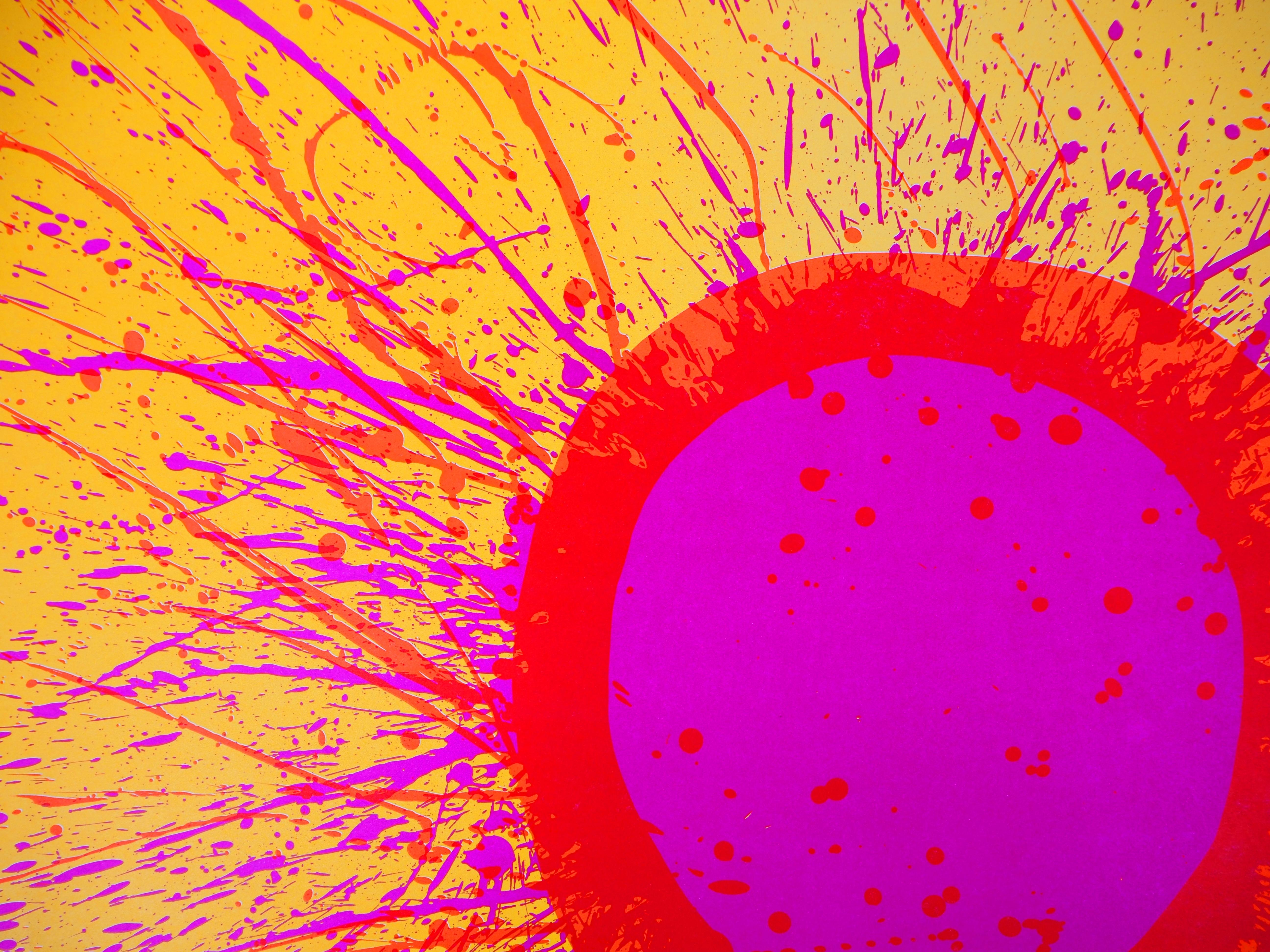 Shining Sun - Original lithograph, Handsigned 1