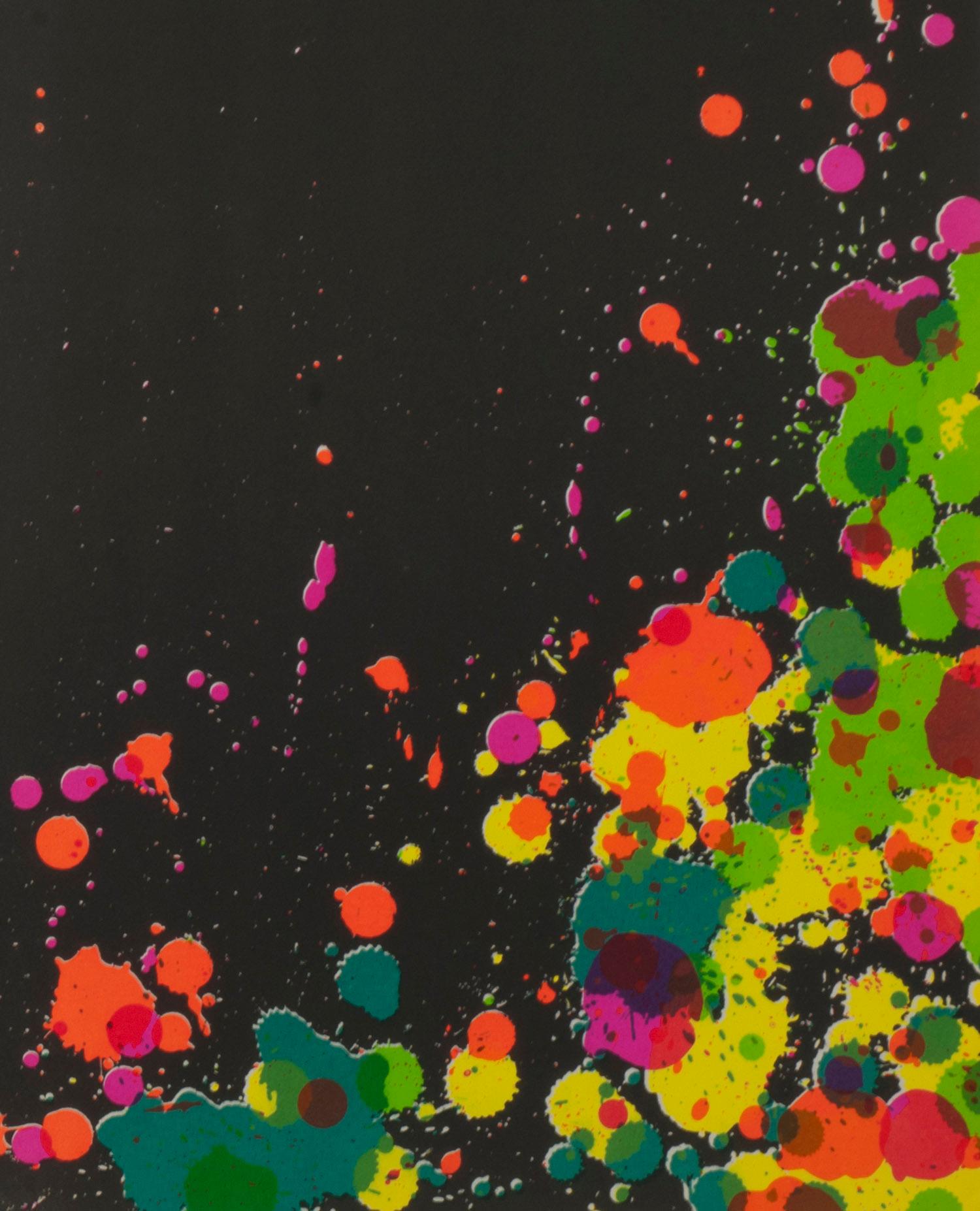 Unbenannt (Schwarz), Abstract Print, von Walasse Ting