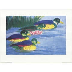 Walasse Ting '4 Ducks' 1992- Offset Lithograph