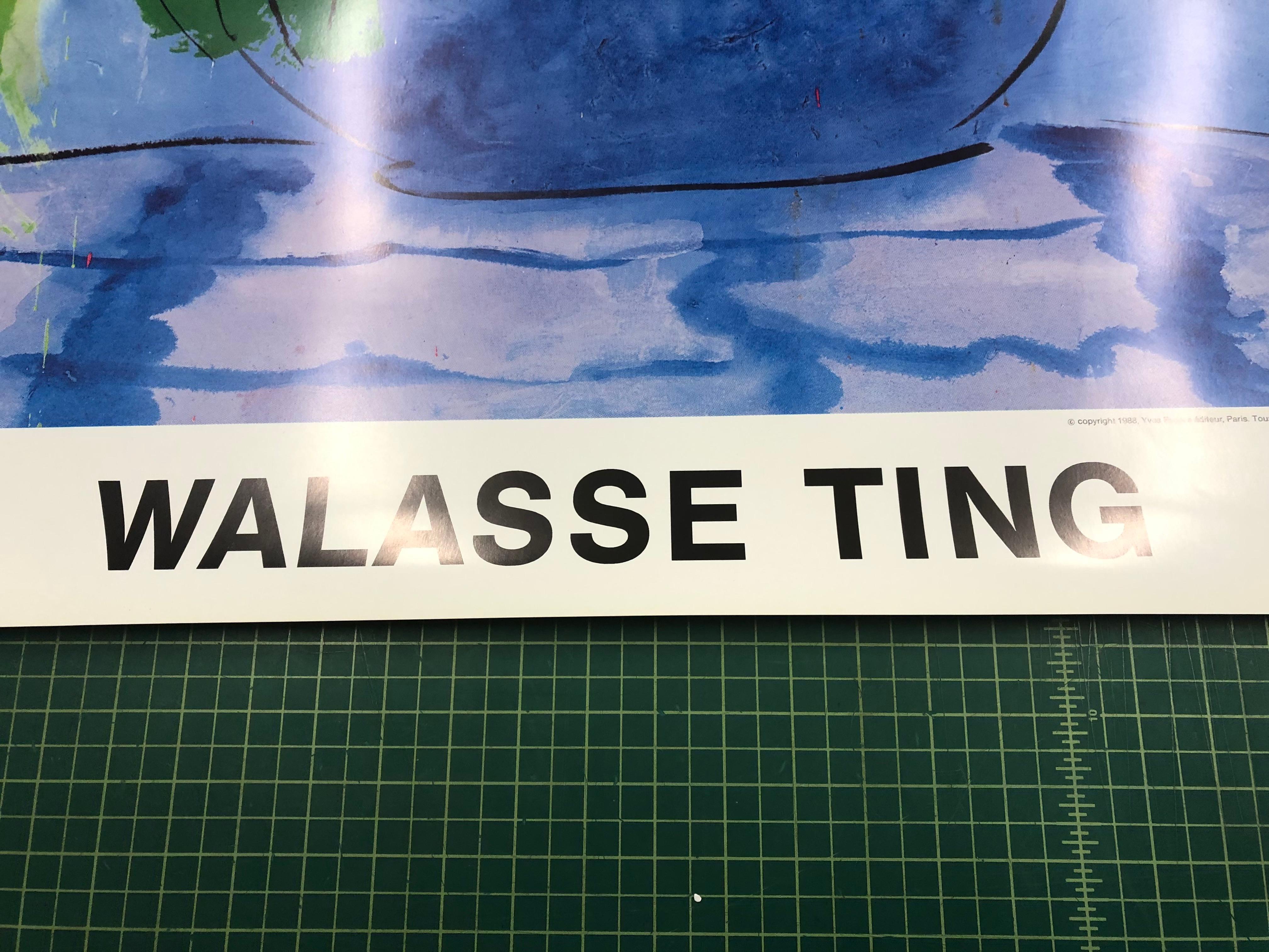Walasse Ting-Flowers- For Sale 10