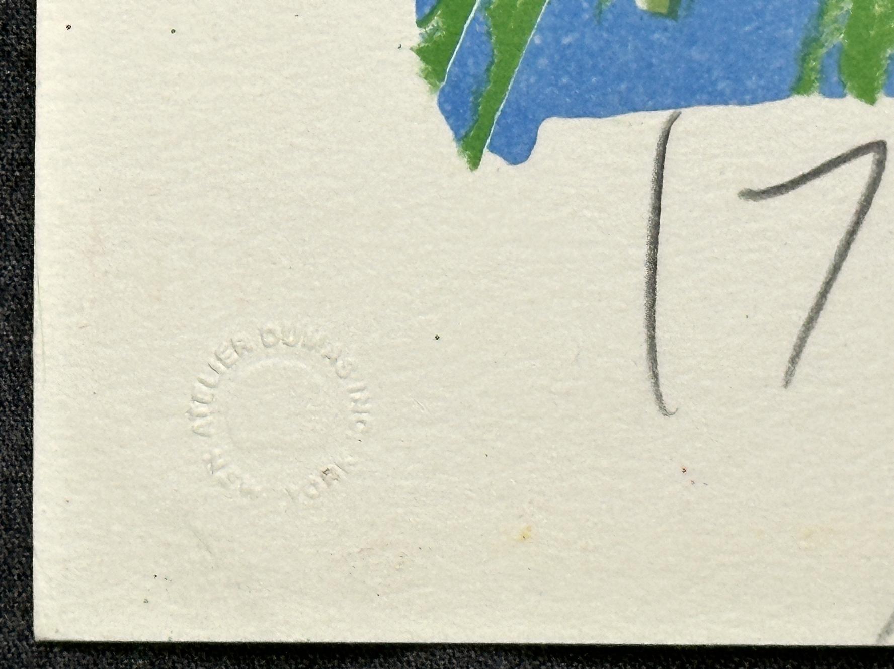 Walasse Ting Saltamontes 1981 Litografía sobre papel de archivo Arches en venta 4