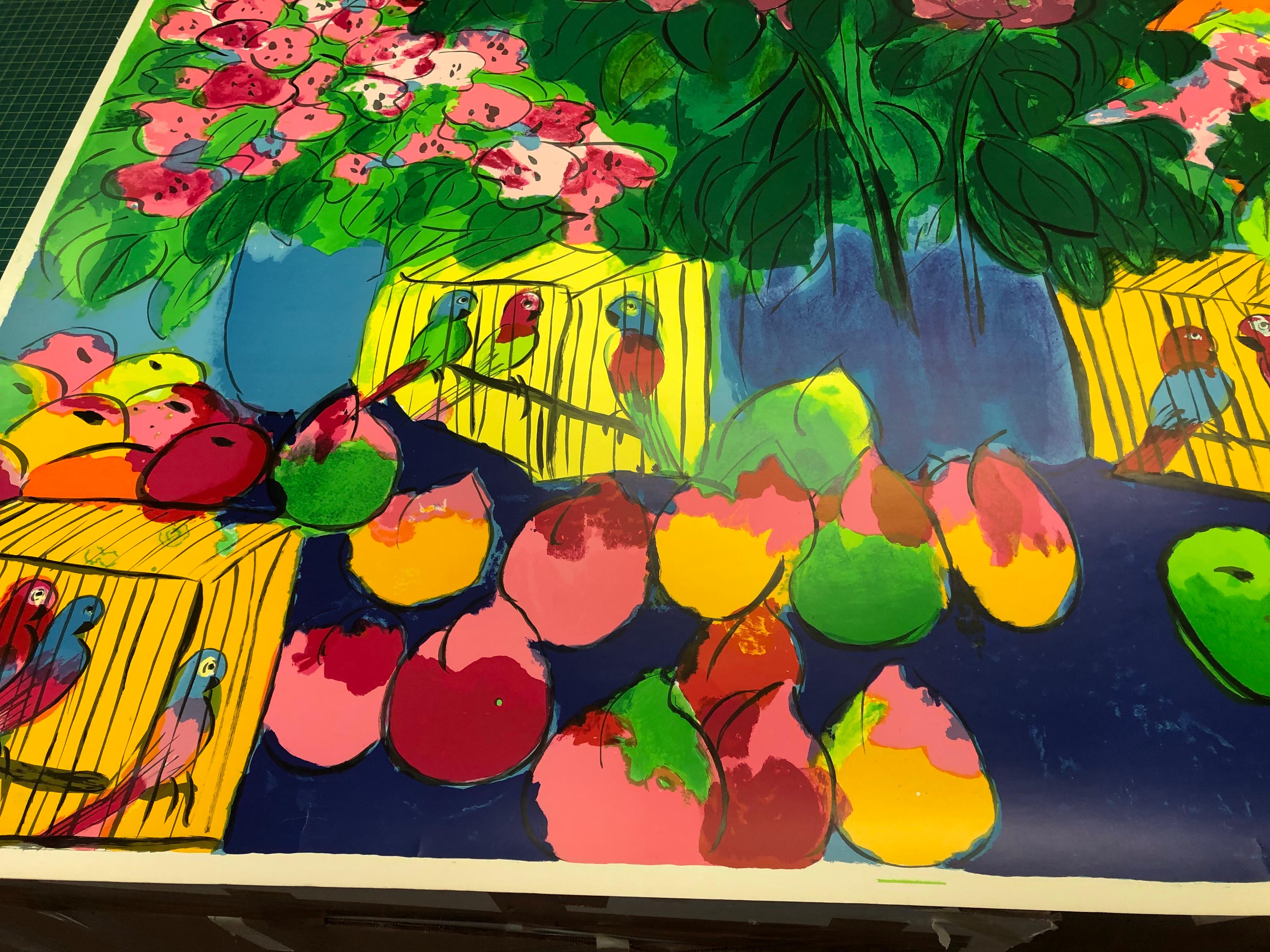 Walasse Ting „Nature Morte“ 1985, Serigrafie 9
