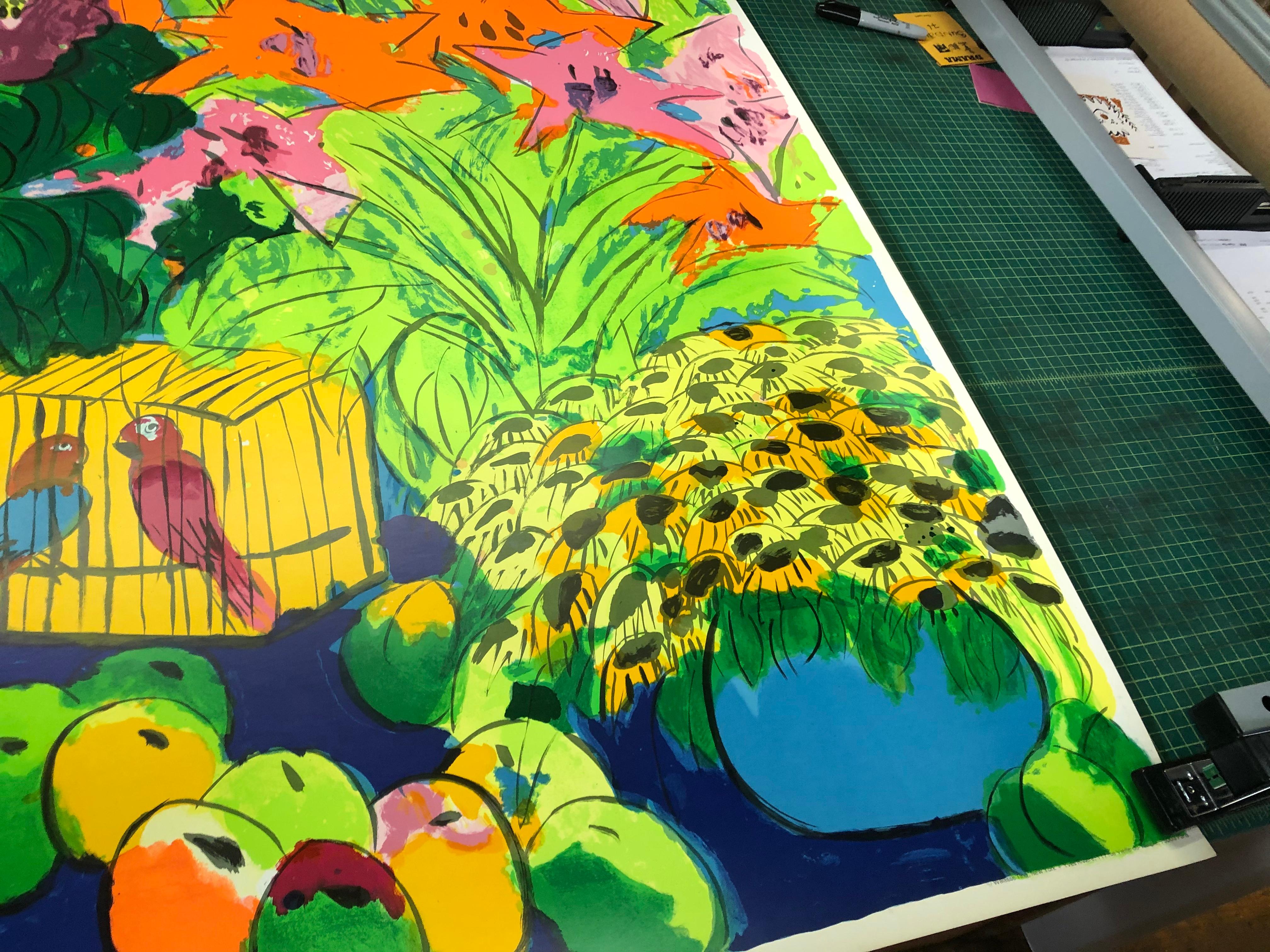 Walasse Ting „Nature Morte“ 1985, Serigrafie 7