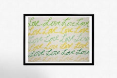 Walasse Ting's 1991 lithography titled Love