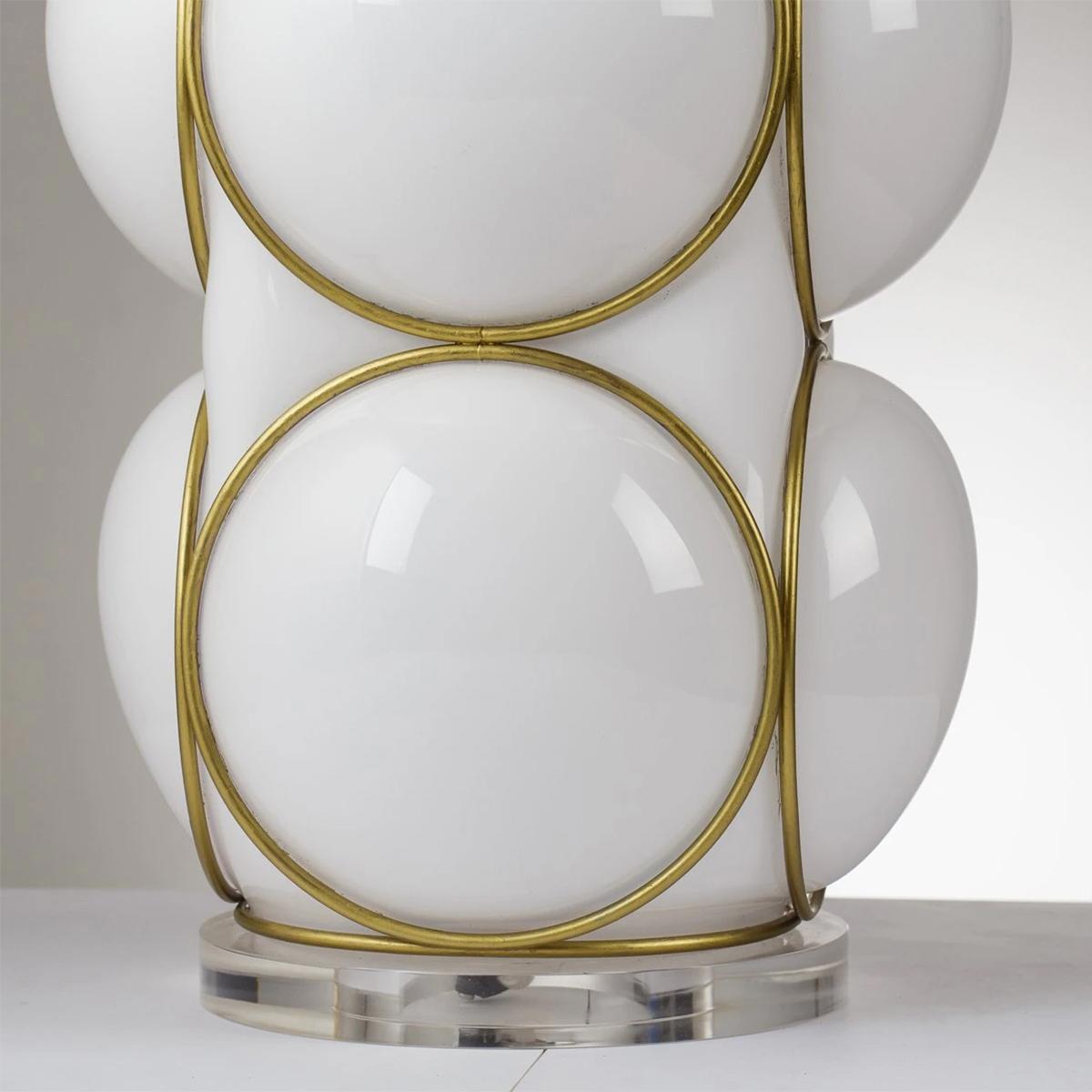 XXIe siècle et contemporain Lampe de table blanche Walberg en vente