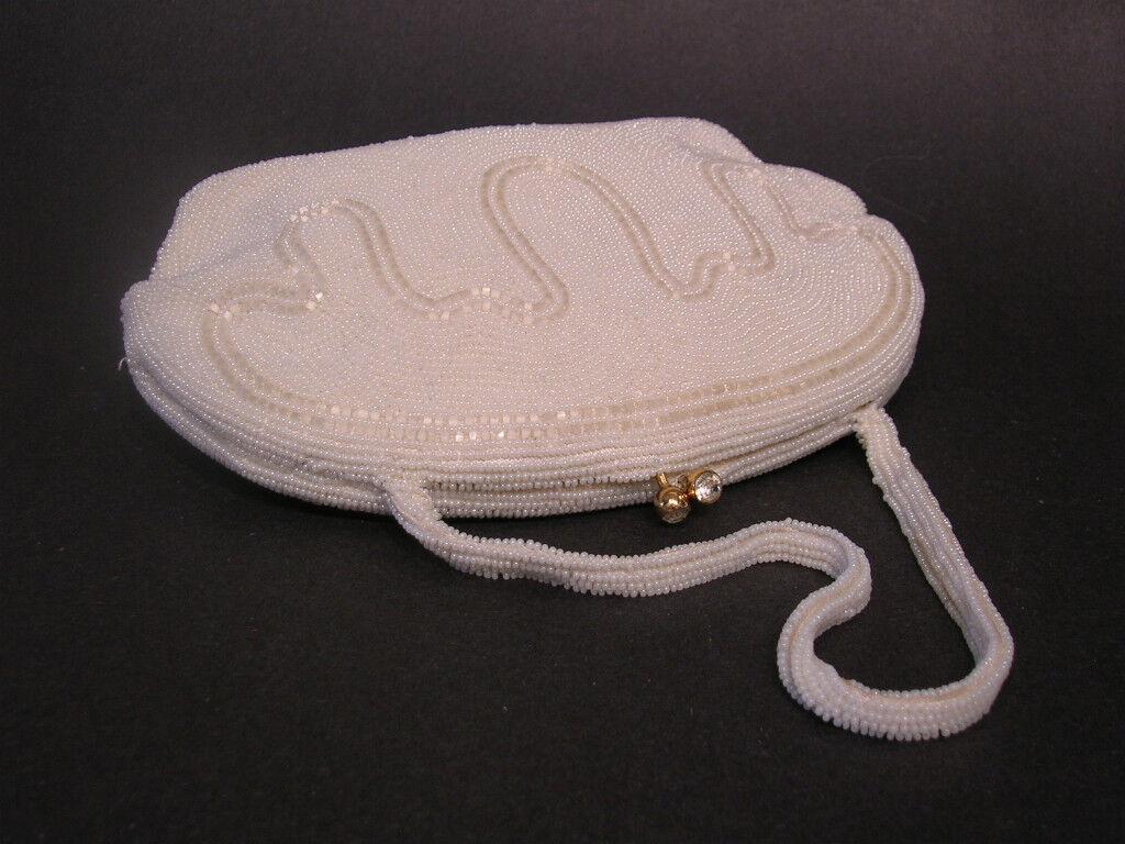 WALBORG - Vintage Perlenhandtasche - Strassverschluss - Japan - ca. 1960er Jahre im Angebot 2