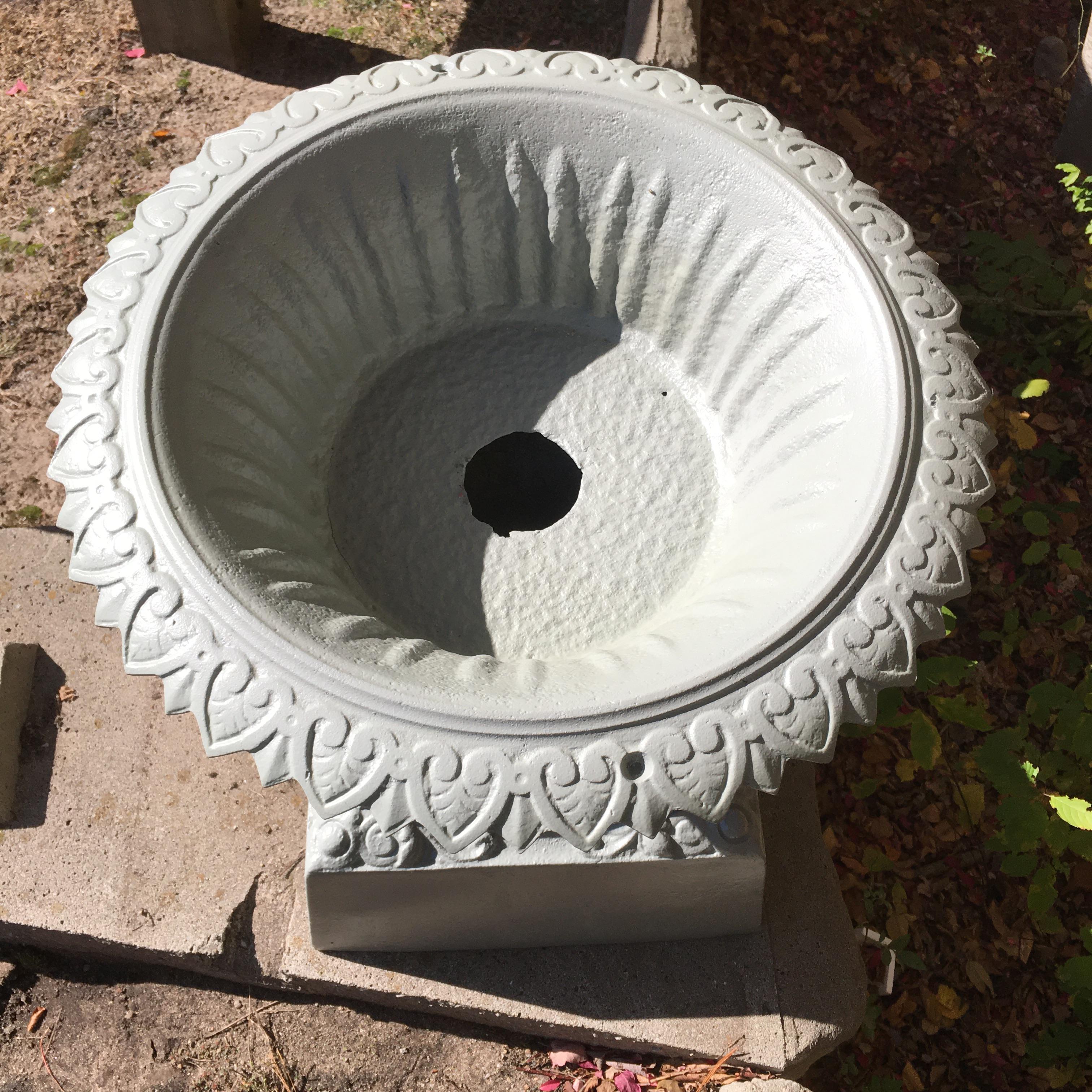 Walbridge of Buffalo Cast Iron Reservoir Vase 3