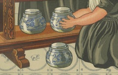 Walcheren Town Dress: Middelburg-Ambacht Women at a Cheese Press, 1932