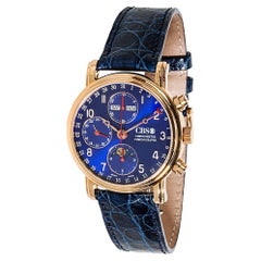 Waldan International Chrono CBS Moonphase Herrenuhr in 18KT Roségold