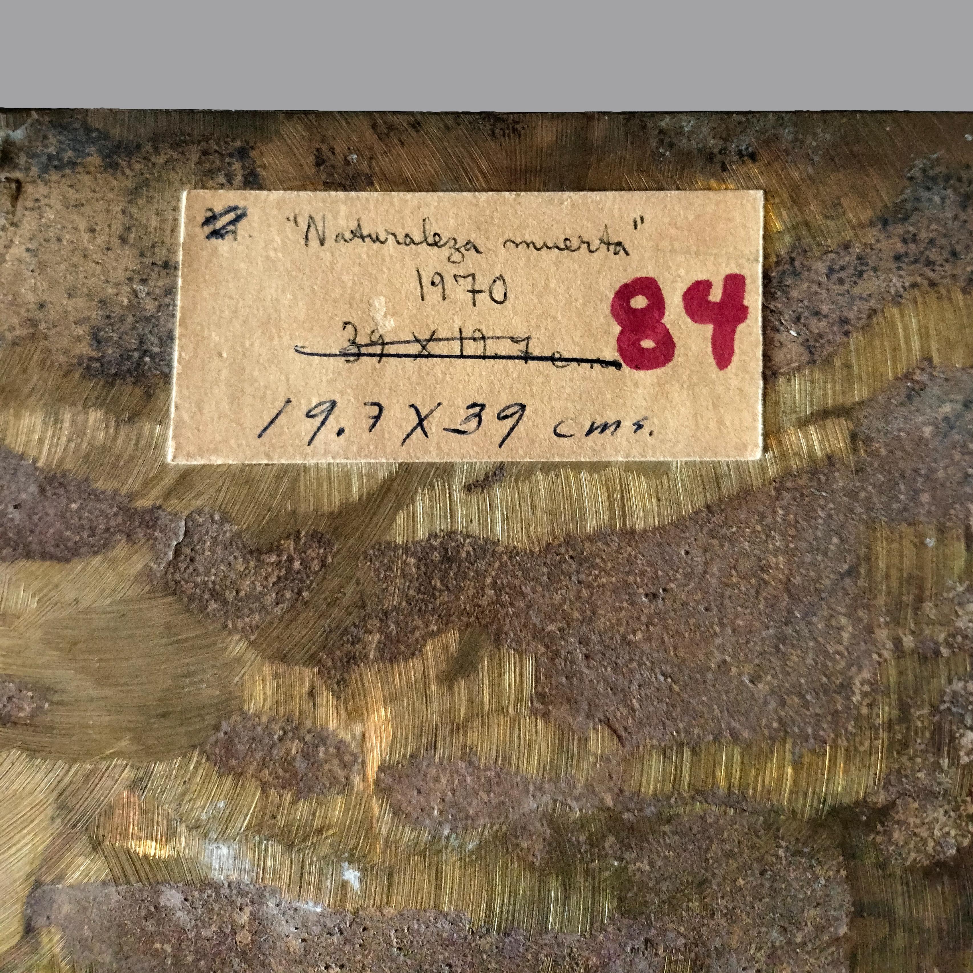 Messicano Targa in bronzo con natura morta di Waldemar Sjölander in vendita