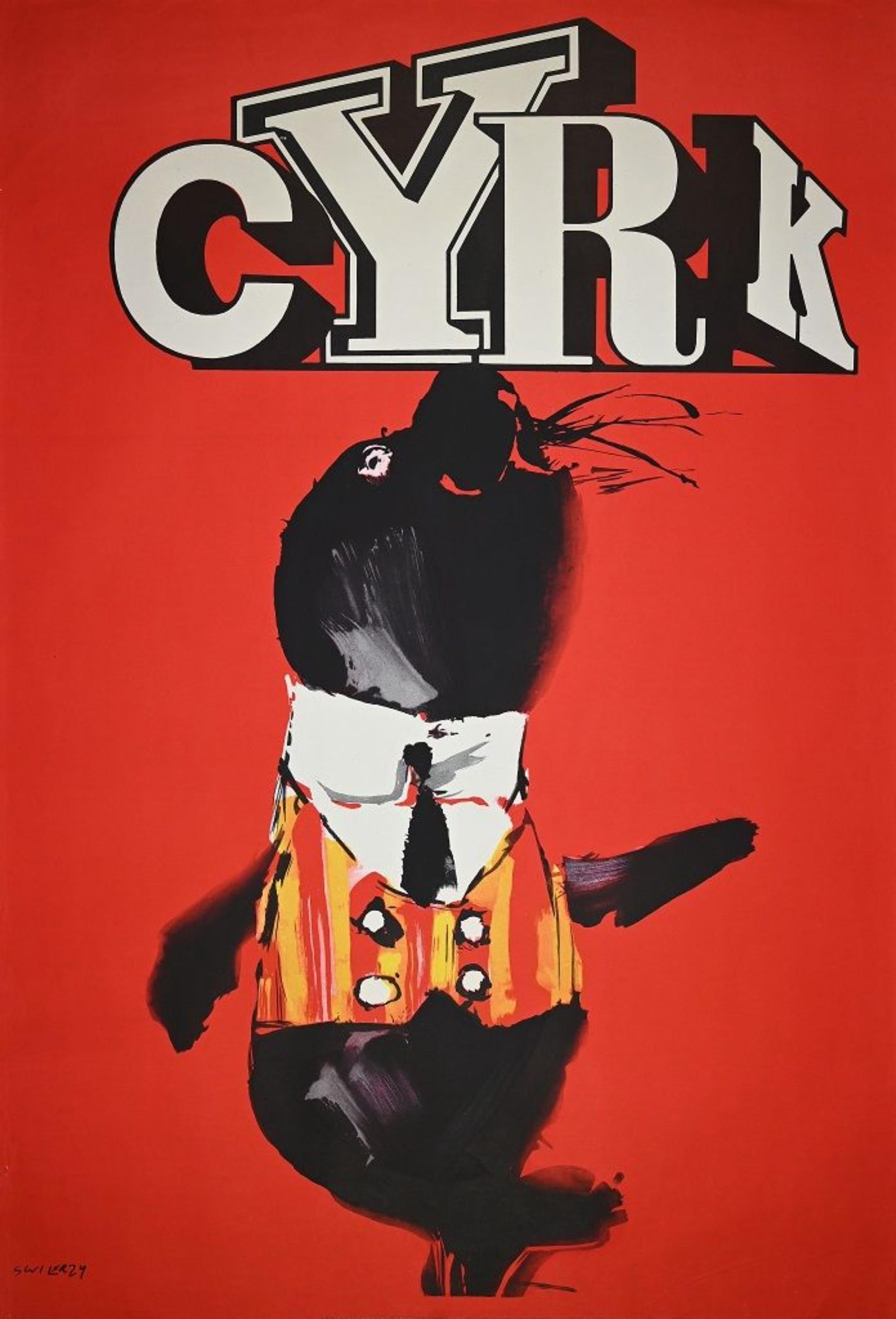 Cyrk - Vintage Poster by Waldemar Swierzy - 1980s