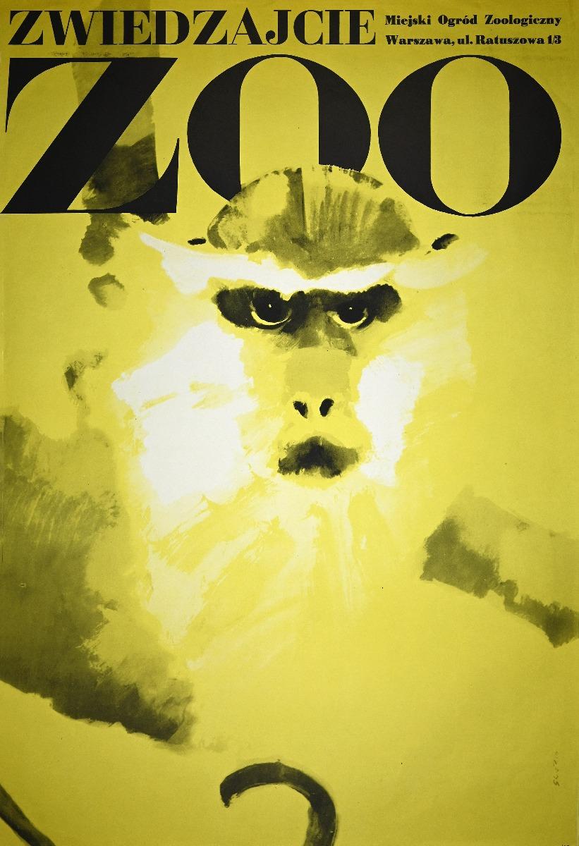 Zoo - Vintage Poster by Waldemar Swierzy - 1974
