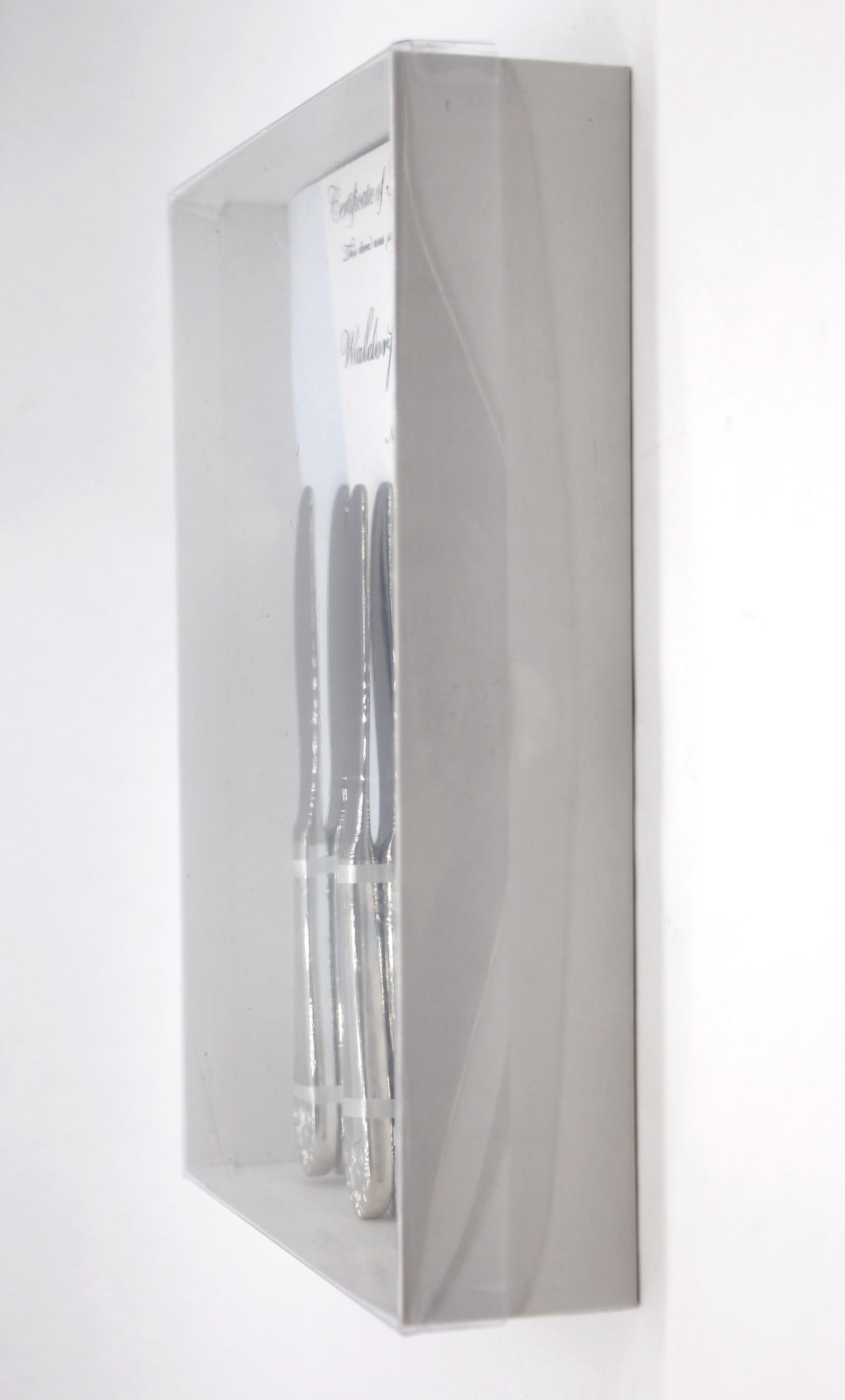 Waldorf Astoria Hotel Art Deco 8 Piece Butter Knife Set In Good Condition In New York, NY