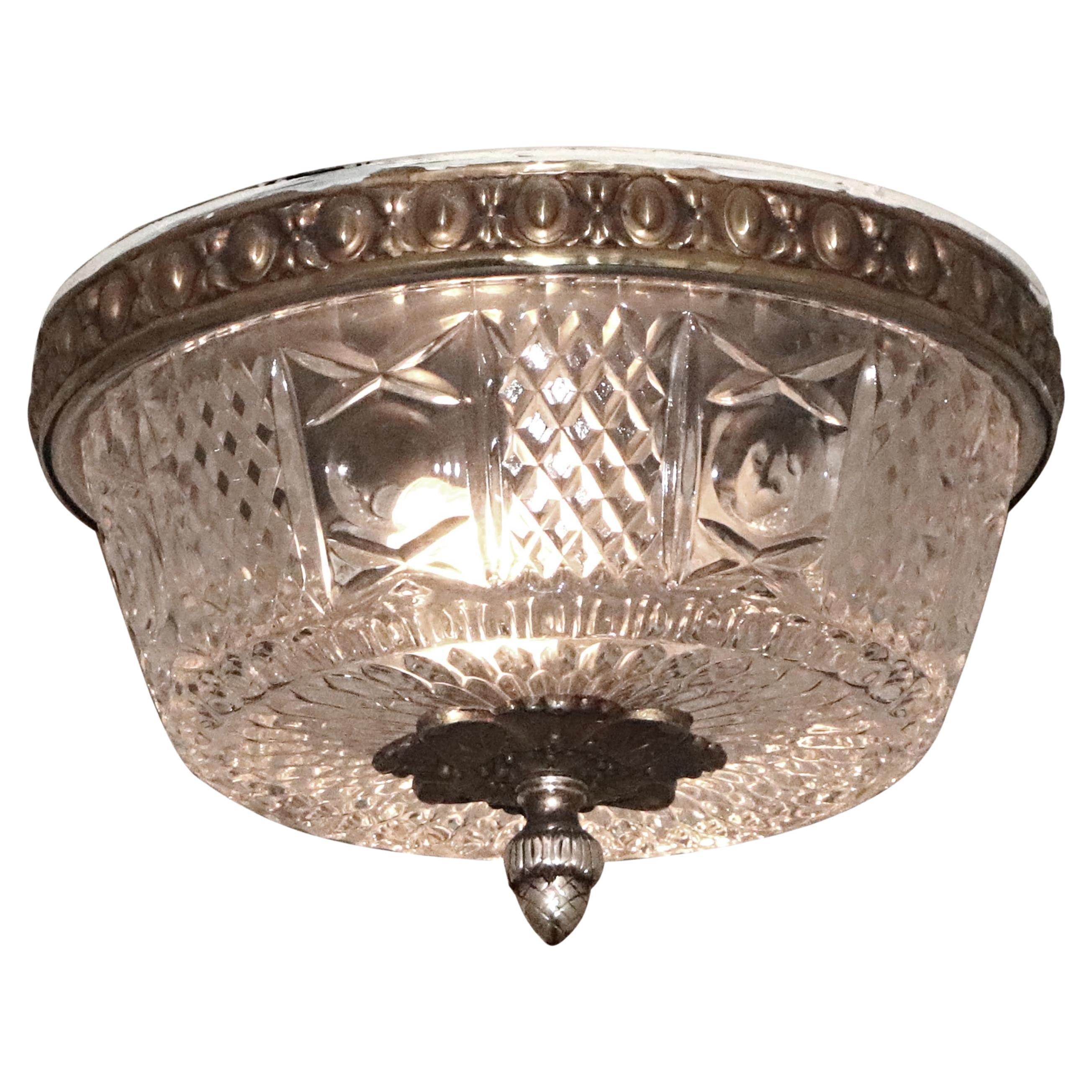 Waldorf Astoria Hotel Cast Crystal 9.5 in. Montaggio ad incasso