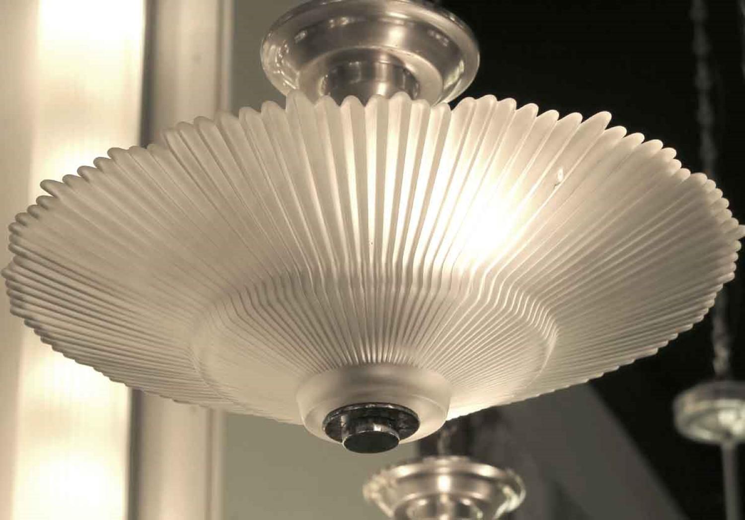 Glass Waldorf Astoria Hotel Semi Flush Mount Light Quantity Avail Art Deco Starlight