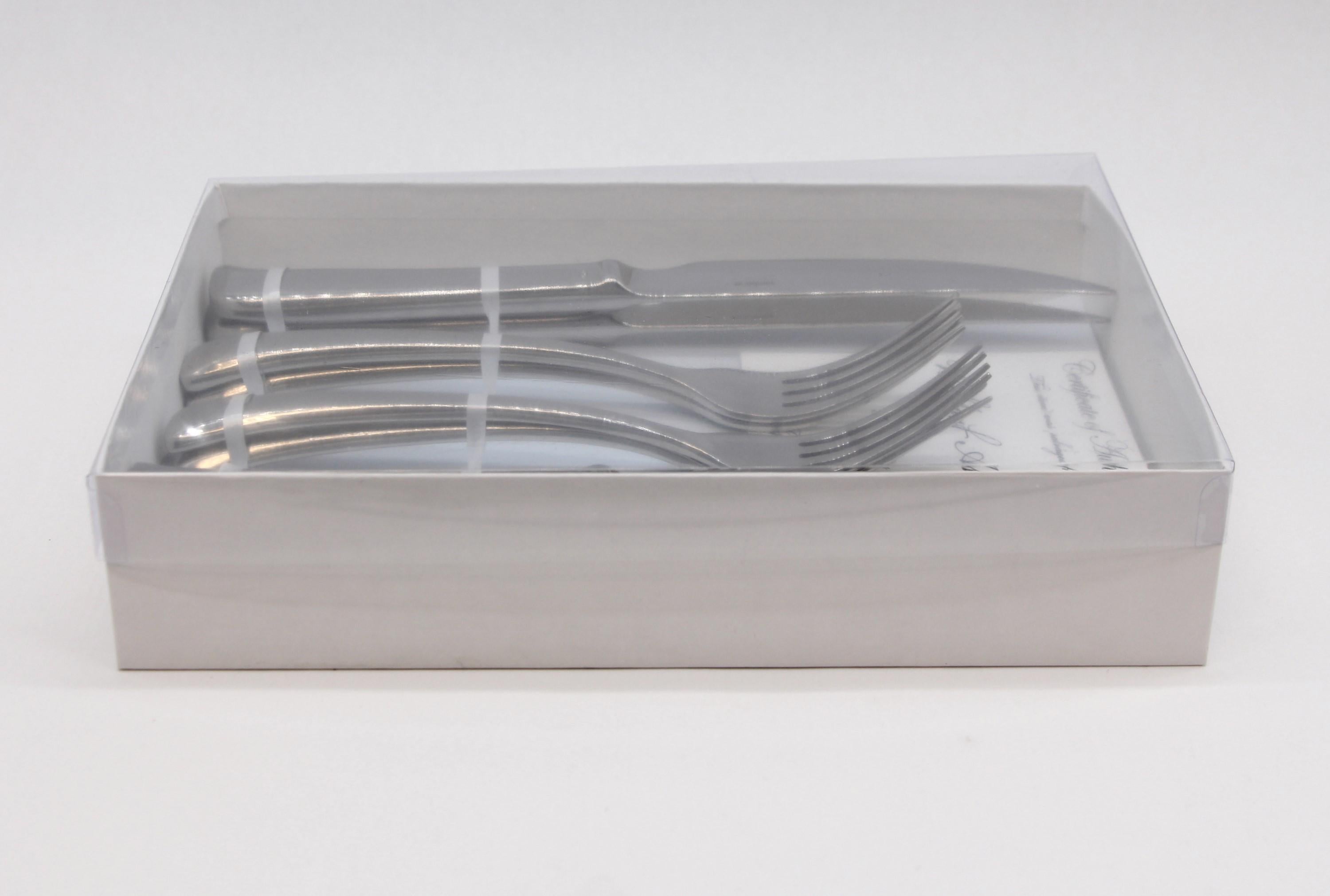 Modern Waldorf Astoria Sambonet Dinner Fork Knife Flatware Set