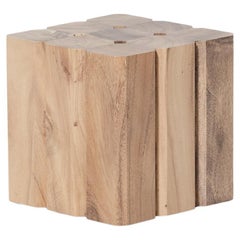 Walee Beistelltisch, Natural Light Monkey Pod Wood