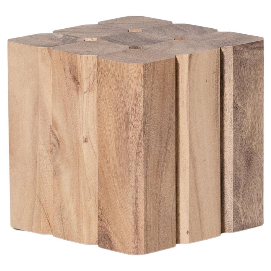 Table d'appoint Wales and Wales, Nature Light Monkey Pod Wood
