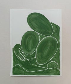 A family - Figurative acrylic painting, Minimalist, Emerging artist