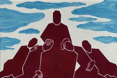Dreams donor. Acrylic on canvas, Minimalism, Vibrant, Small scale, Polish artist