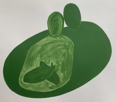 In abbraccio. Pittura figurativa su carta, Arte giovane, Vibrante, Arte europea