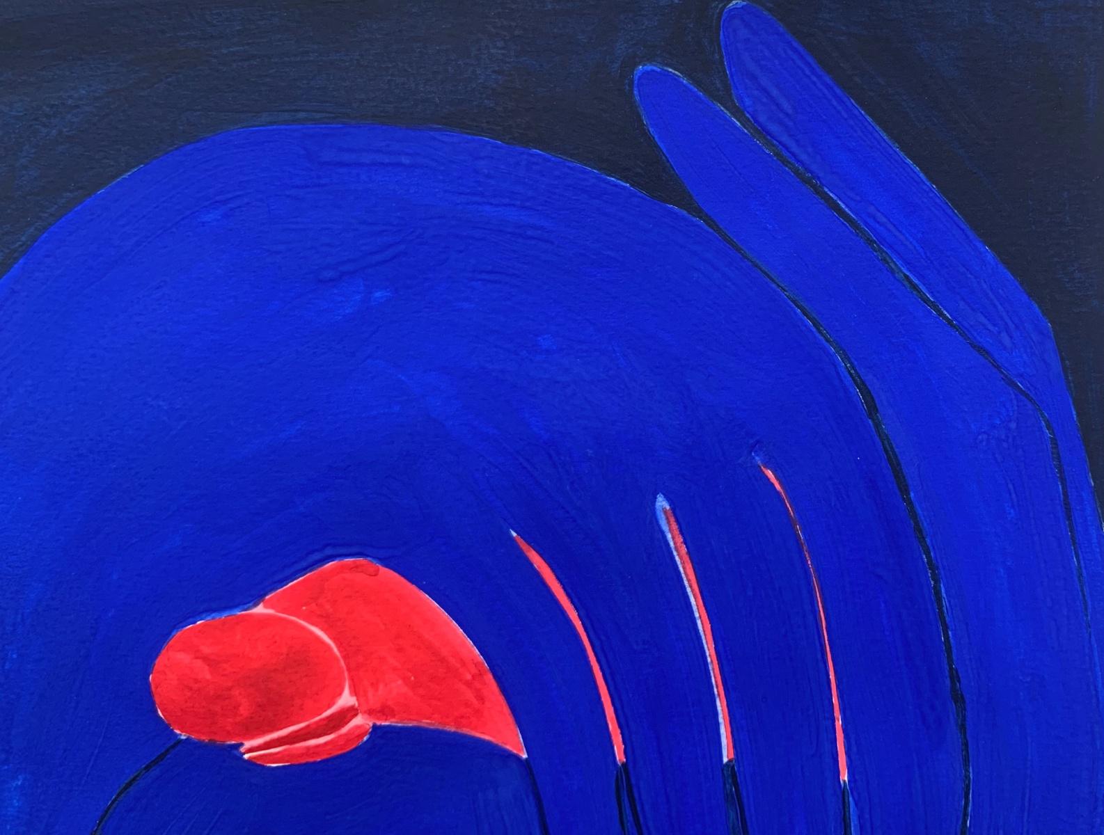 En brazos de Morfeo Pintura figurativa sobre papel, Arte joven, Vibrante, Arte europeo - Painting Contemporáneo de Waleria Matelska