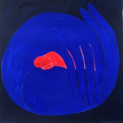 En brazos de Morfeo Pintura figurativa sobre papel, Arte joven, Vibrante, Arte europeo