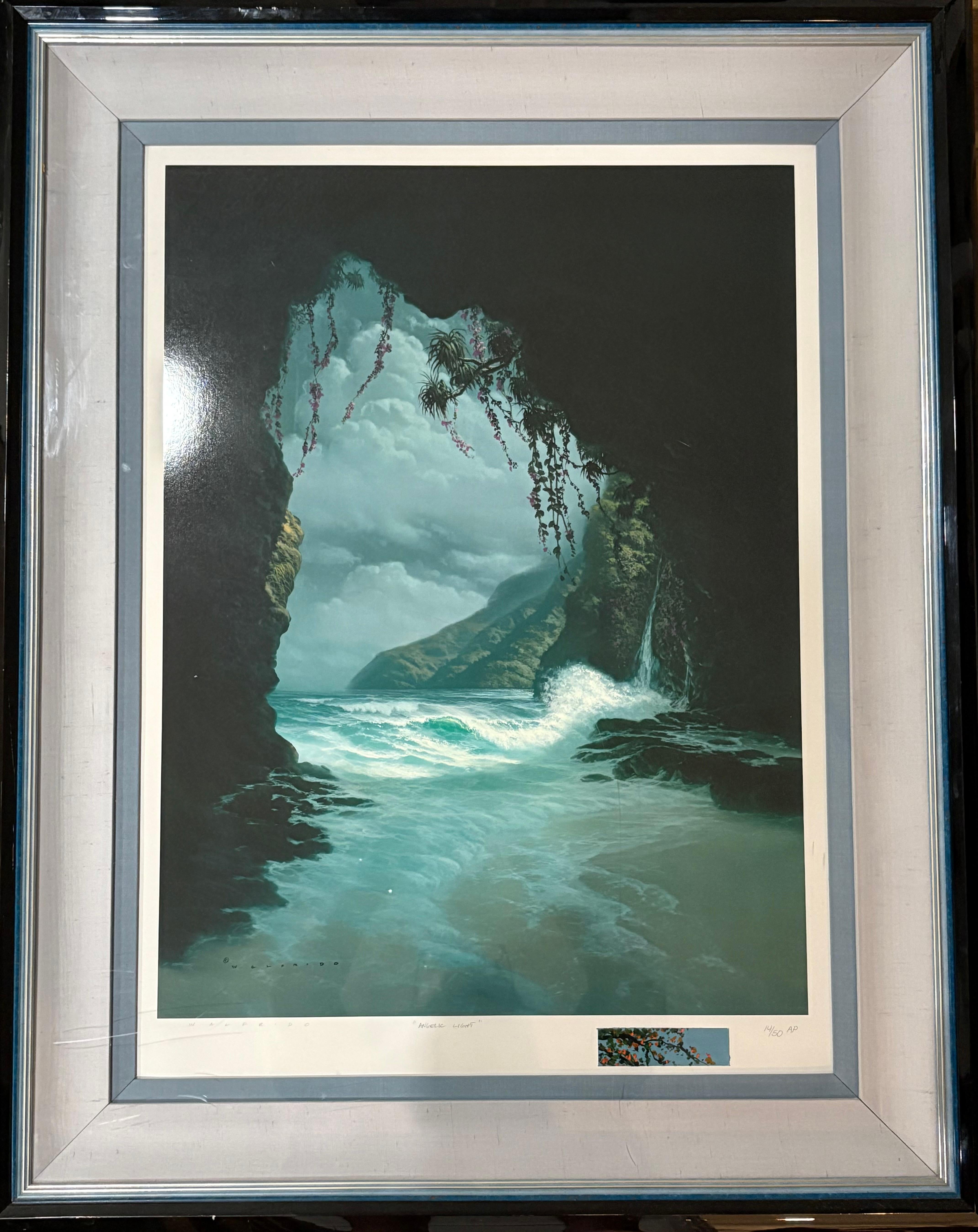 “Angelic Light“ - Print by Walfrido Garcia