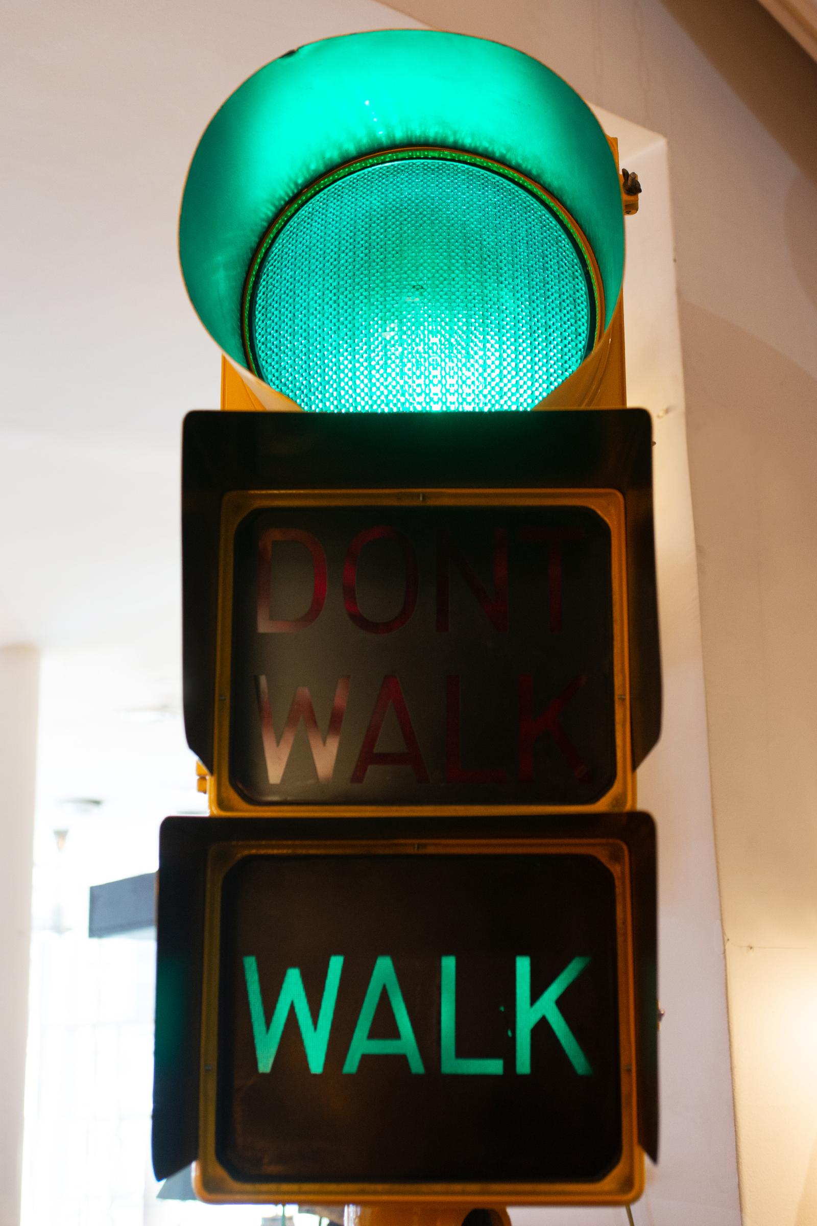 walk don't walk sign for sale