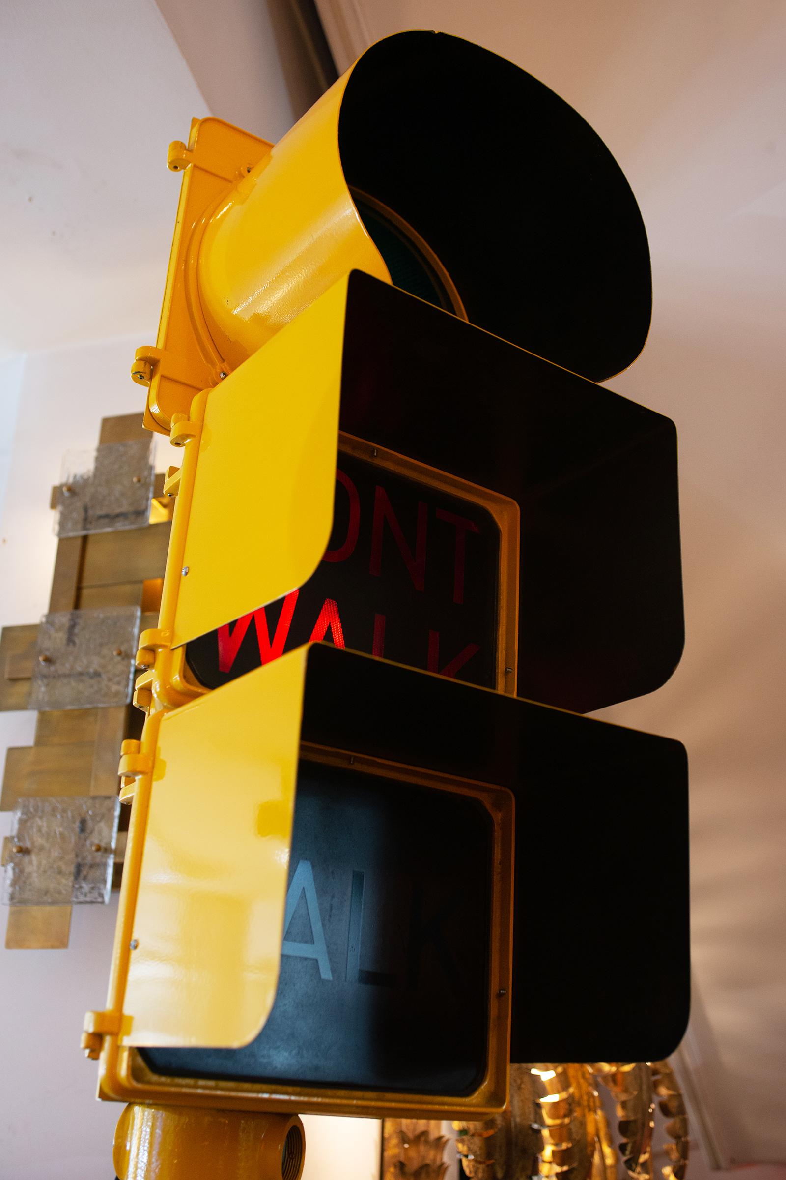 Contemporary Walk, Don't Walk Traffic Light