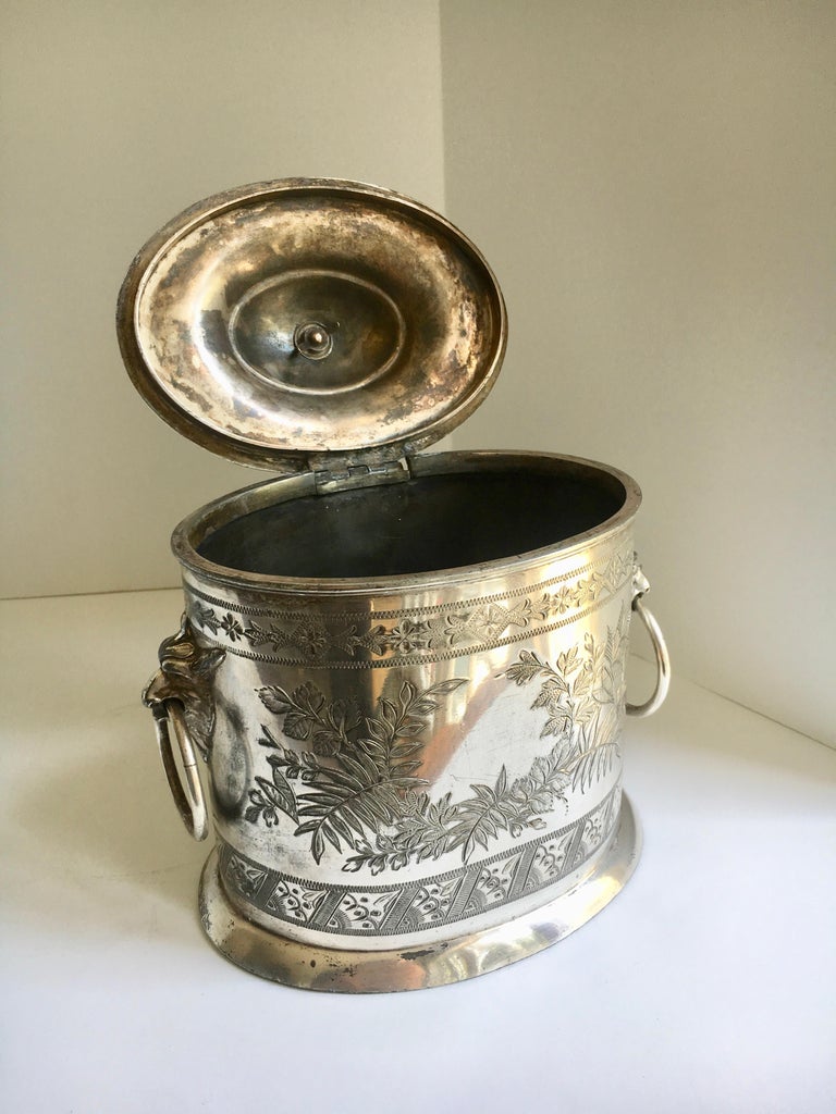 Walker and Hall Sheffield Silver Tea Caddy at 1stDibs