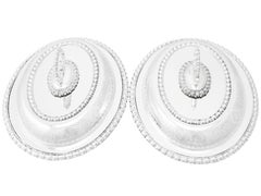 Antique Victorian Sterling Silver Entrée Dishes by Walker & Hall