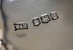 Walker & Hall, Art déco-Vase in Trompetenform aus Silber, Sheffield, 1918