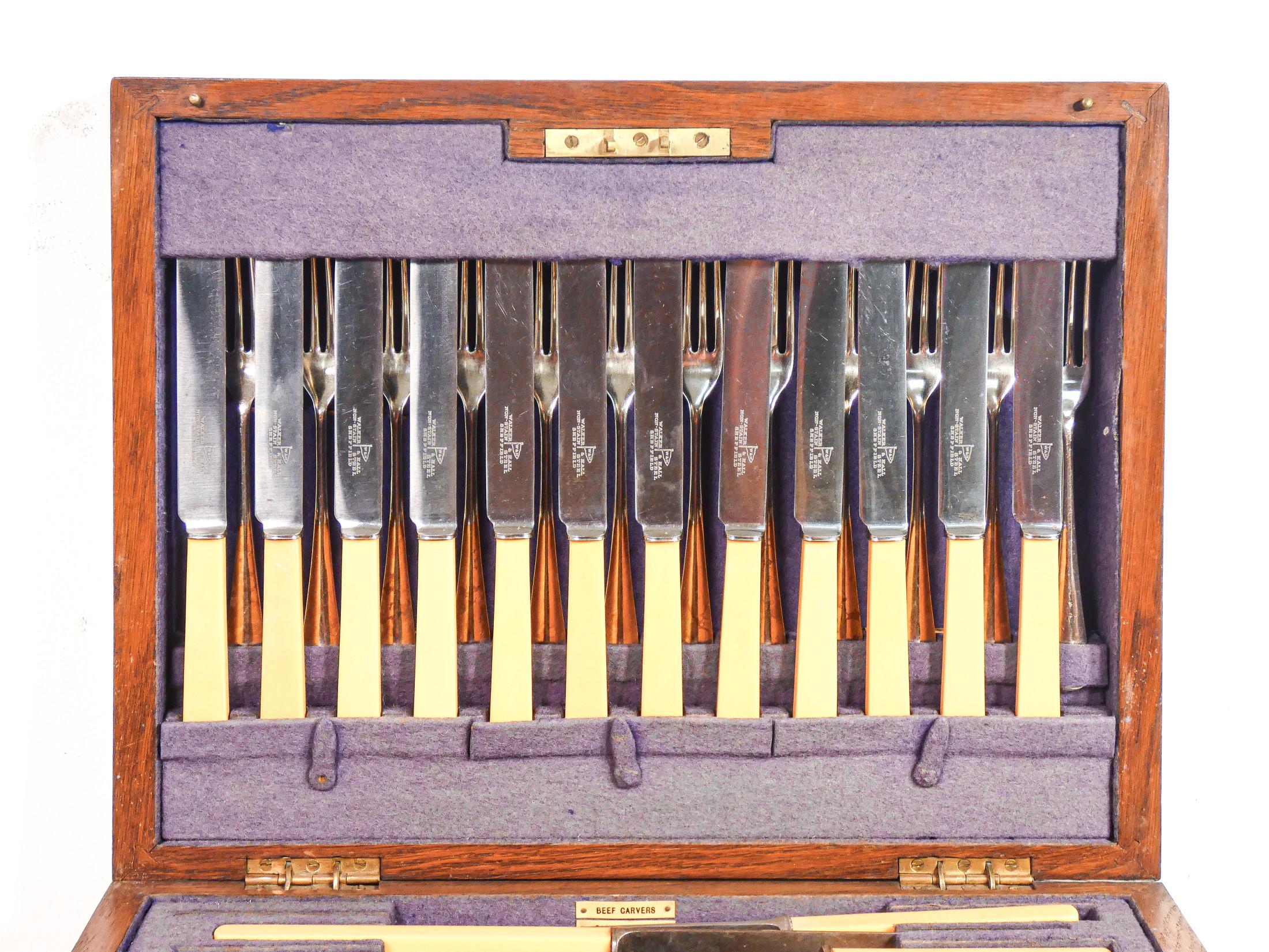 viner and hall sheffield cutlery set