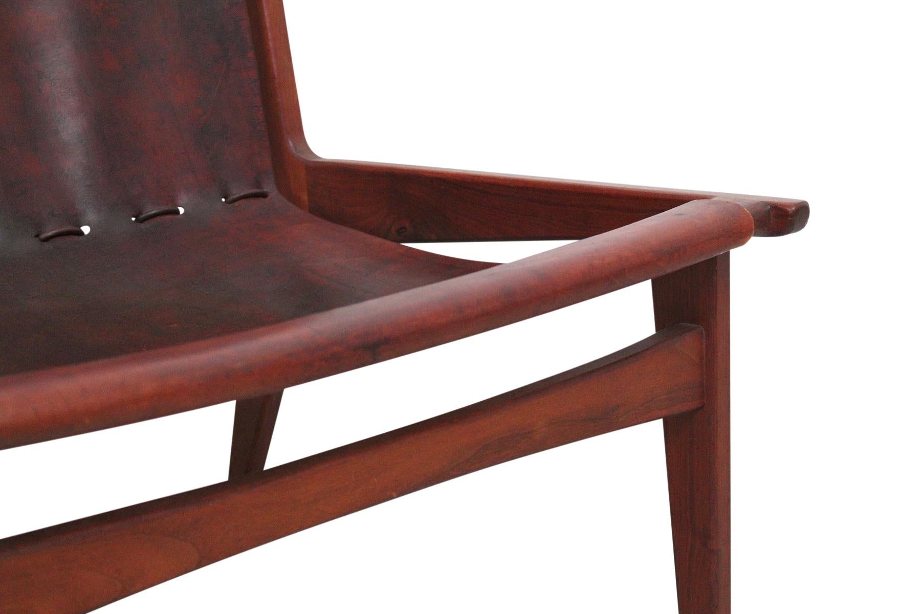 Leather Walker Weed Lounge Chair