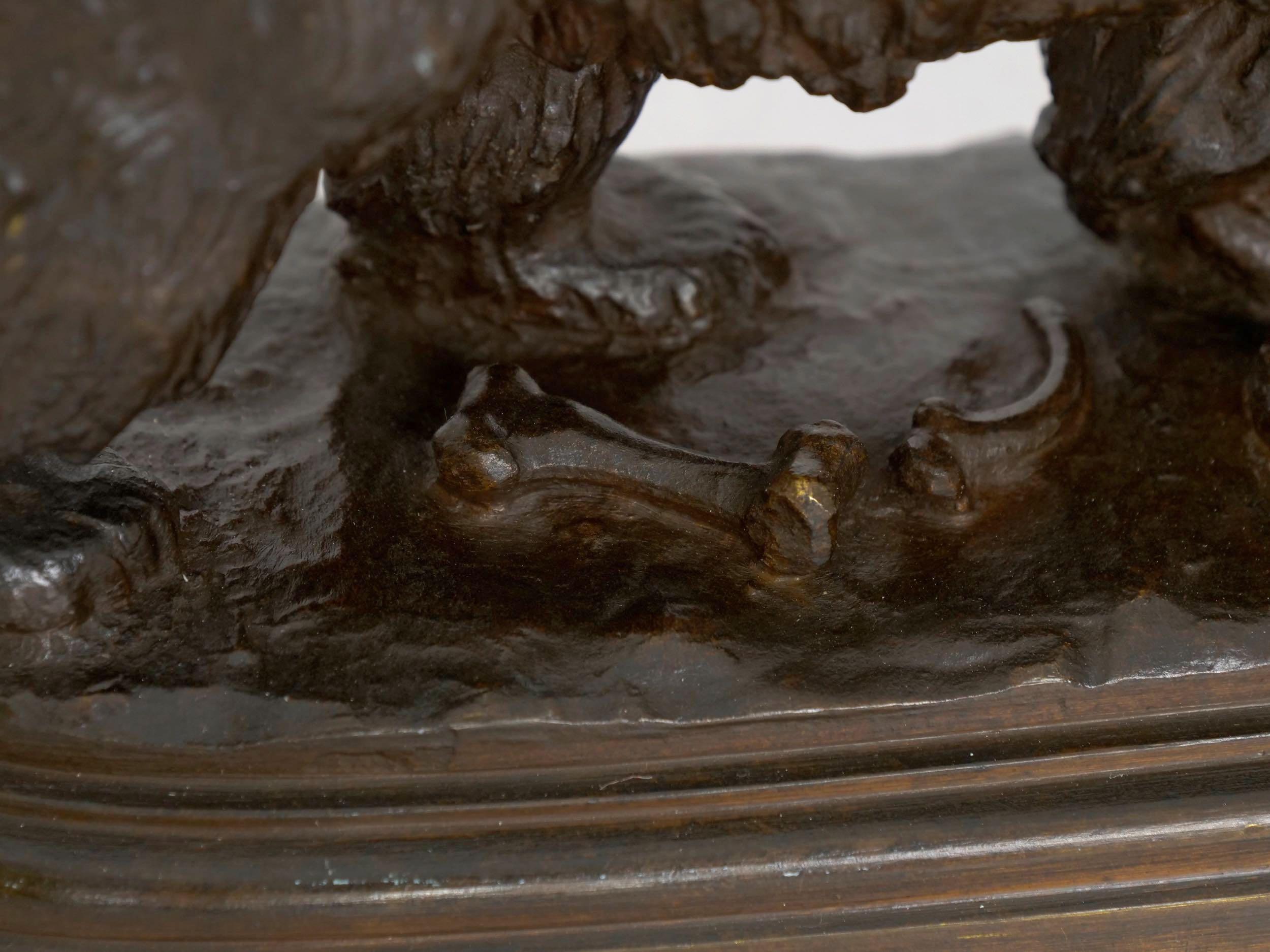 “Walking Bear” French Bronze Sculpture by Isidore Bonheur & Peyrol 8