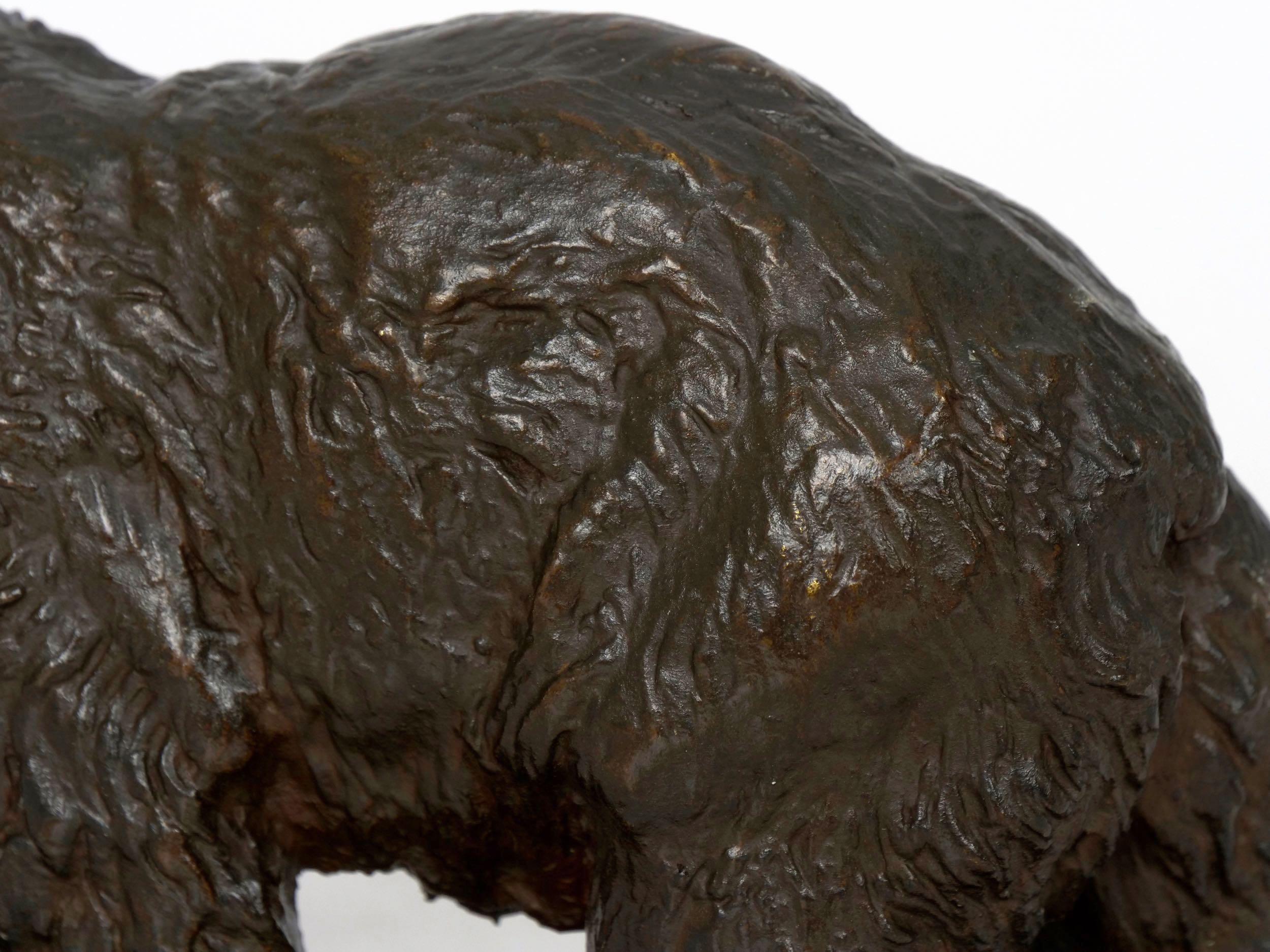 “Walking Bear” French Bronze Sculpture by Isidore Bonheur & Peyrol 12