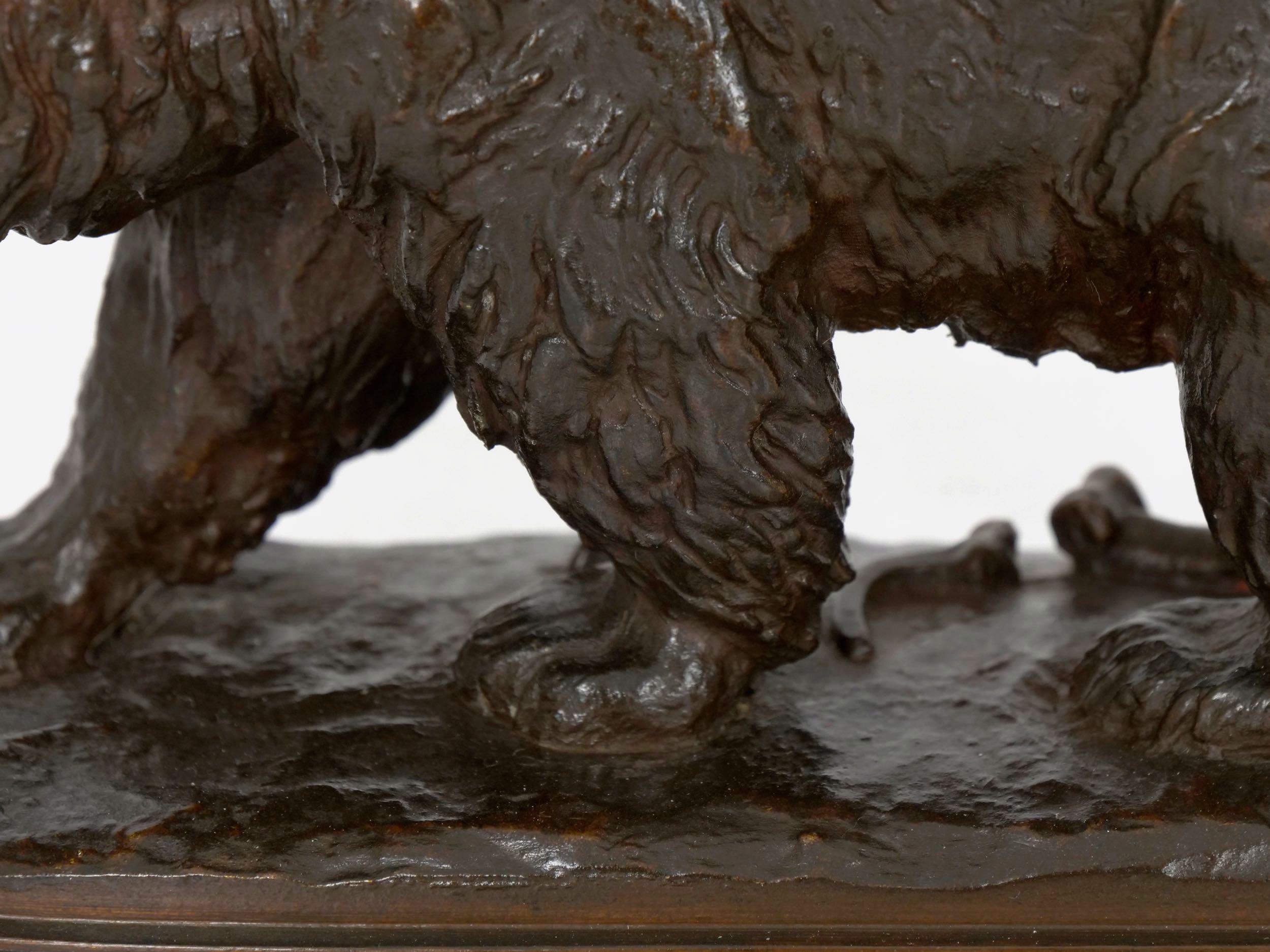 “Walking Bear” French Bronze Sculpture by Isidore Bonheur & Peyrol 13