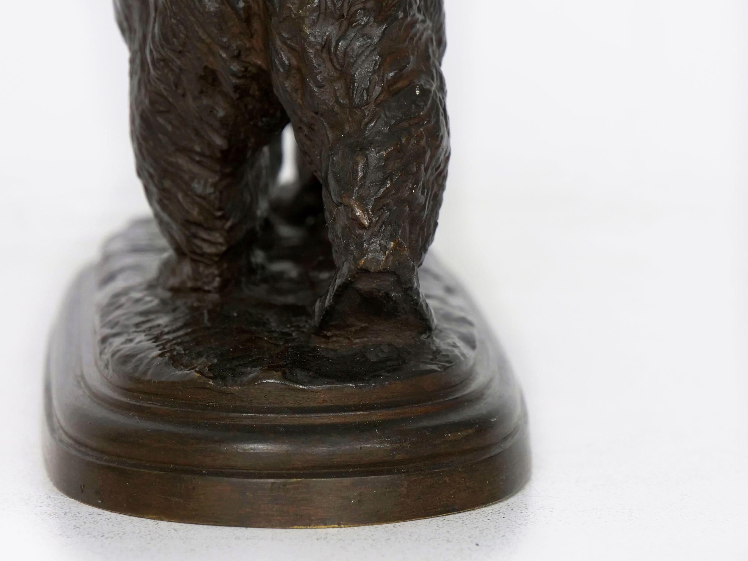 “Walking Bear” French Bronze Sculpture by Isidore Bonheur & Peyrol 16