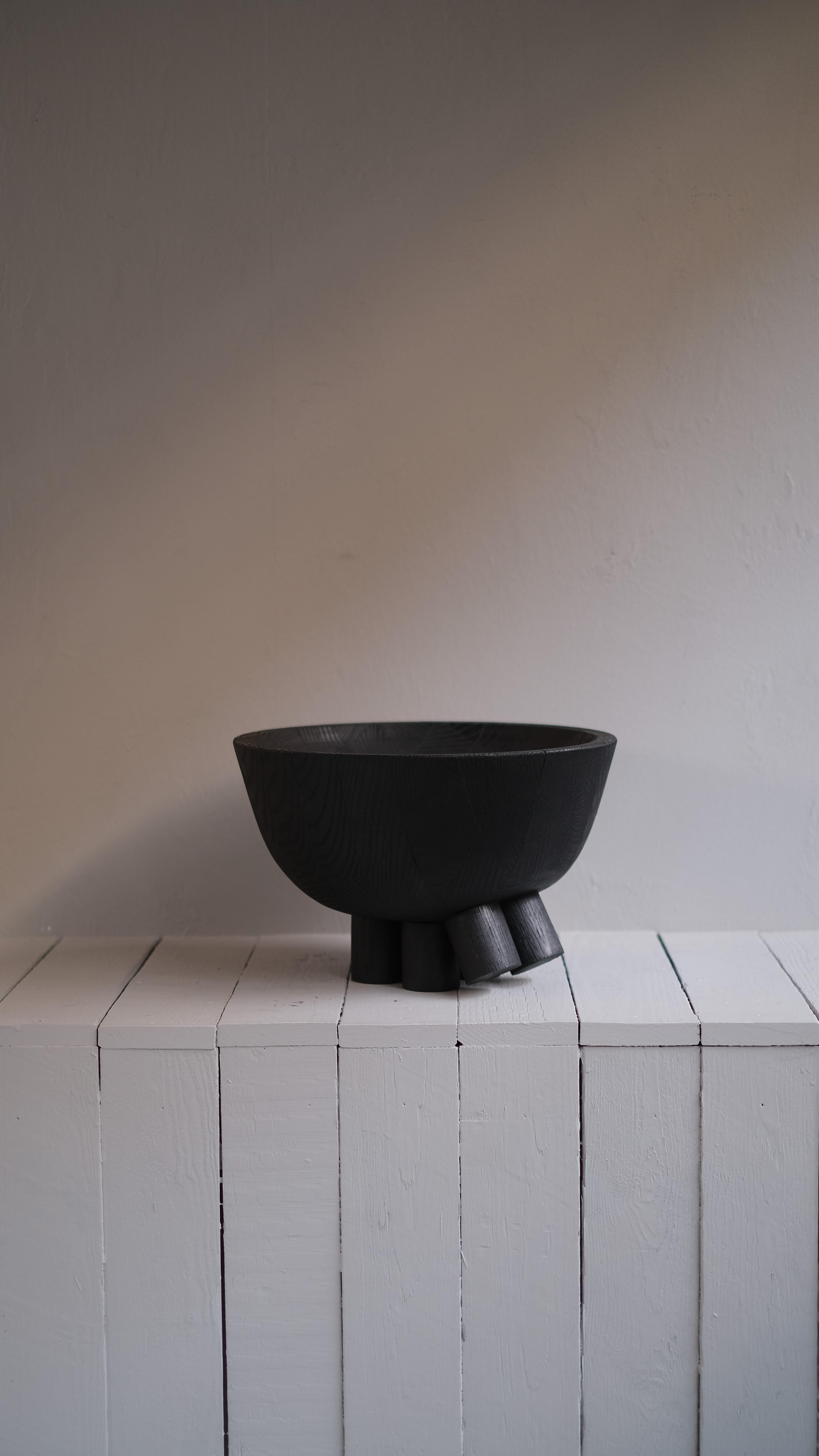 Belgian Walking Bowl in Iroko Wood, Arno Declercq For Sale