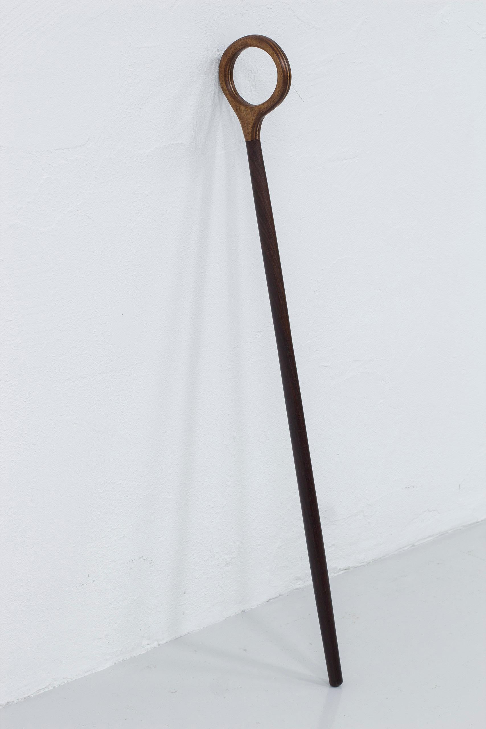Scandinavian Modern Walking Stick / Cane by Nanna & Jørgen Ditzel, by Kold's Savvaerk, Denmark For Sale