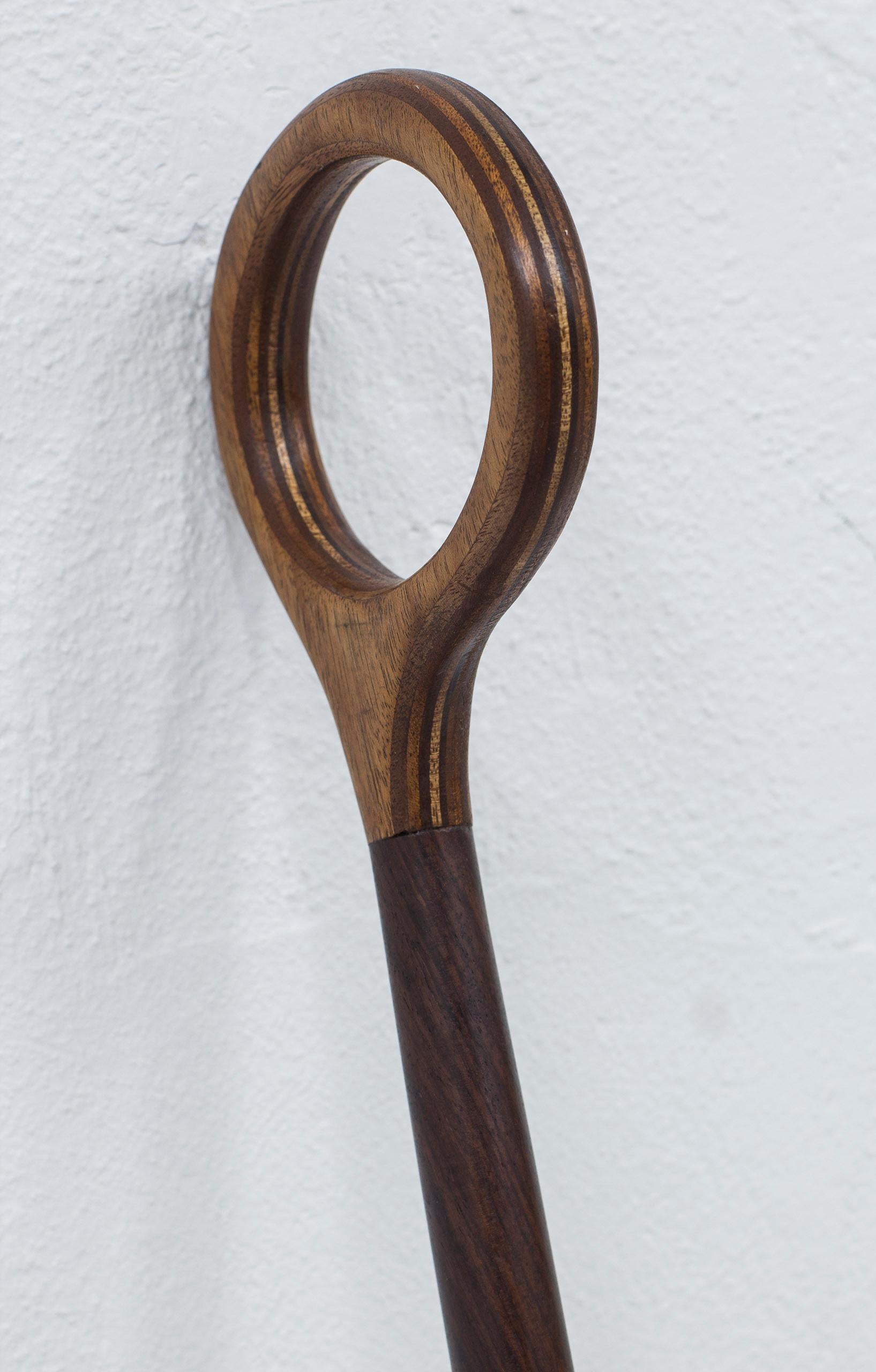 Walking Stick / Cane by Nanna & Jørgen Ditzel, by Kold's Savvaerk, Denmark In Good Condition For Sale In Hägersten, SE