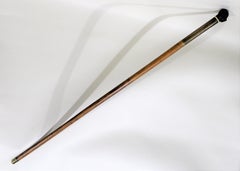 Walking Stick Cane with Carved Ebony African Tribal Male Head