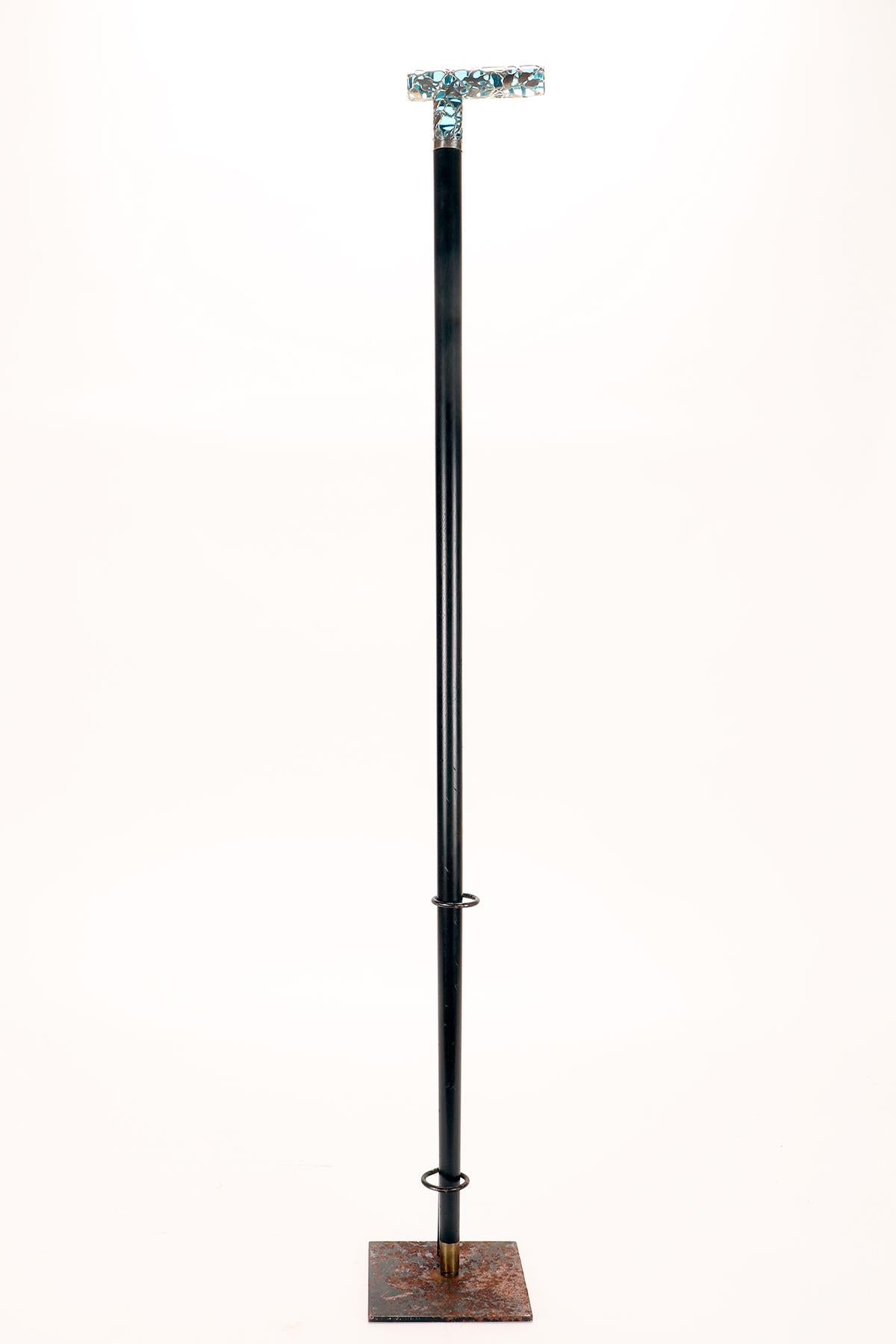 Walking stick, Duilio Cambellotti and Petocchi swallows cane, Rome, Italy 1910. For Sale 6