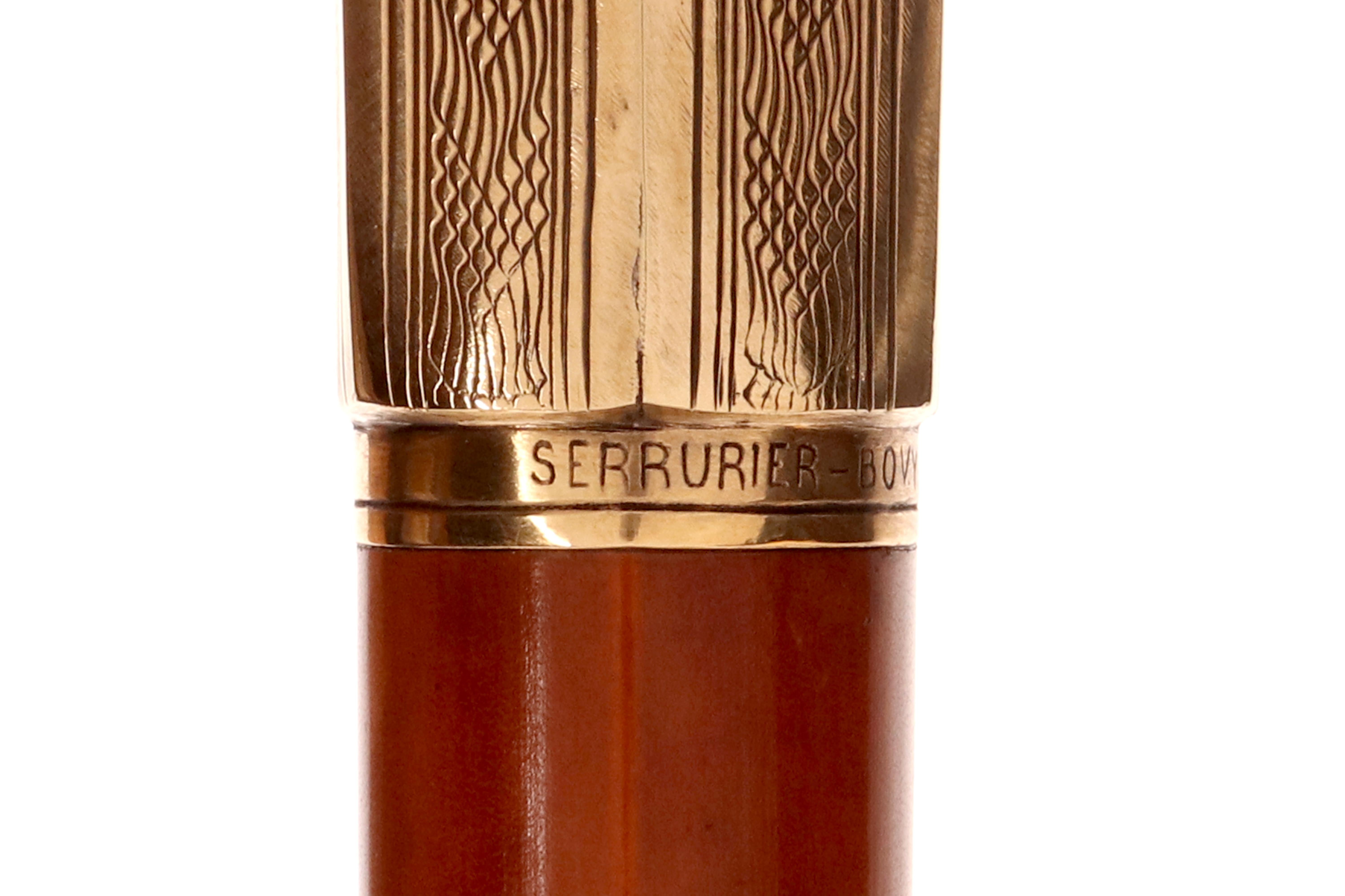 Bastón, portavelas de cerillas, de Gustave Serrurier-Bovy, Bélgica 1910. en venta 3
