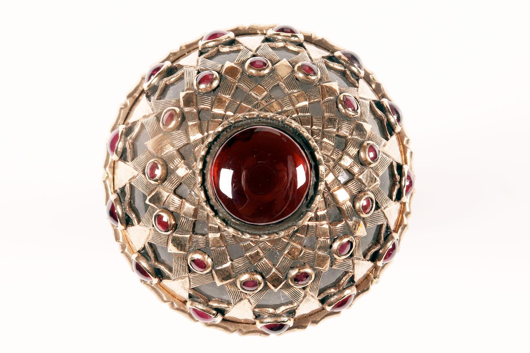 Canne, cristal de roche, par Leopold van Strydonk, Bruxelles, Belgique 1900. en vente 8
